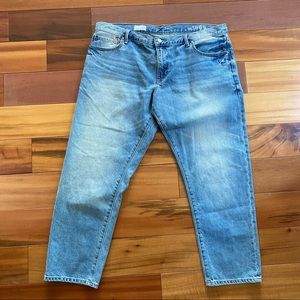 Gap 1969 Sexy Boyfriend Light Wash Distressed Jeans - 33r